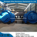 Newly designed waste tire recycling to oil plant